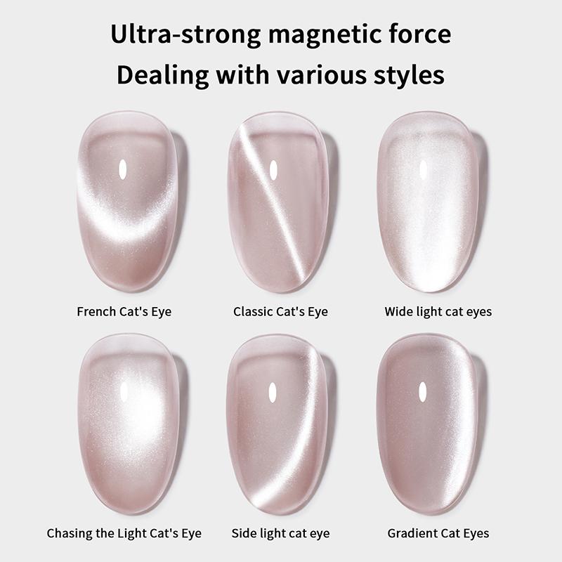 Strong Magnetic Cat Eye Nail Gel Magnet Short Square Nail Magnetic Stick Thicken Salon Magnet With Protective Silicone Cover