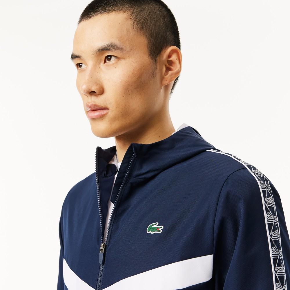 [lacoste] Men's Monogram Pattern Windbreaker BH2538-54N525