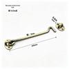 Multi-Color Door Hook: White, Black, Antique & Red Bronze, Stainless Steel, Windproof Room Door Bolt