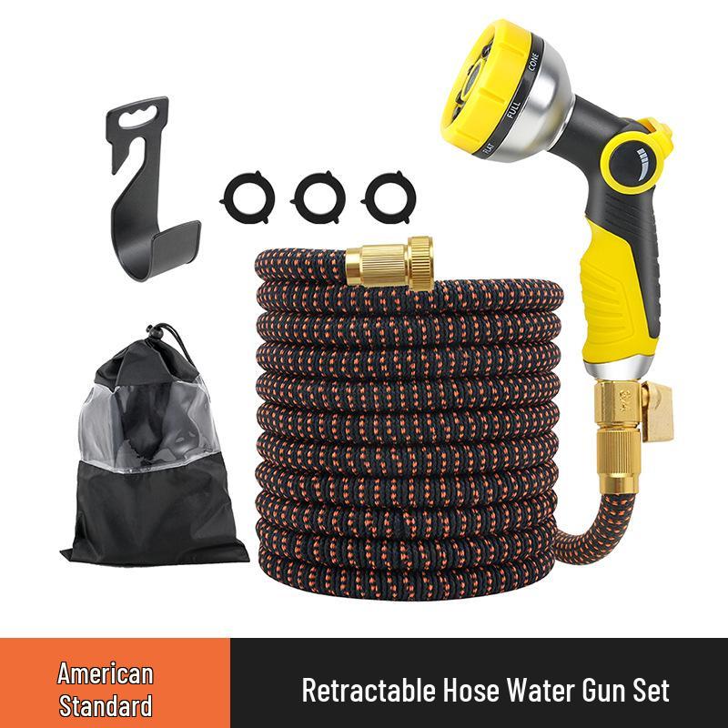 Retractable High-Pressure Water Hose for Car Wash, Gardening, and Sprinkler Use
