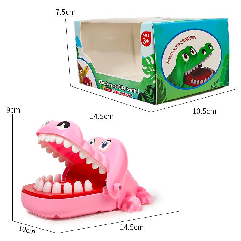 Children's Crocodile Bite Finger Toy - Parent-Child Tooth Extraction Game & Prank Prop