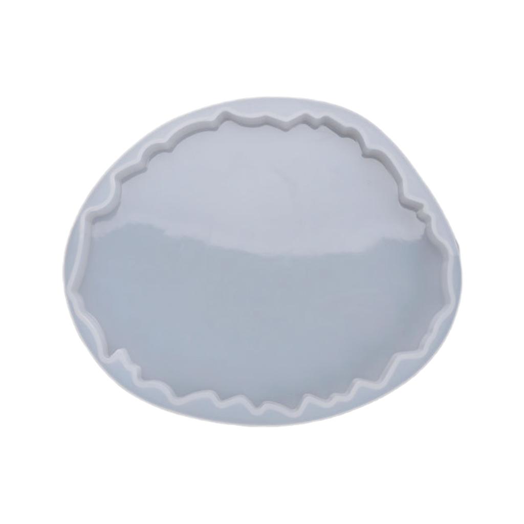 

Силиконовые ювелирные изделия, эпоксидная смола, литейная форма, декоративная подставка под стакан из хрустального агата, нерегулярная волнистая подставка для кружки 13