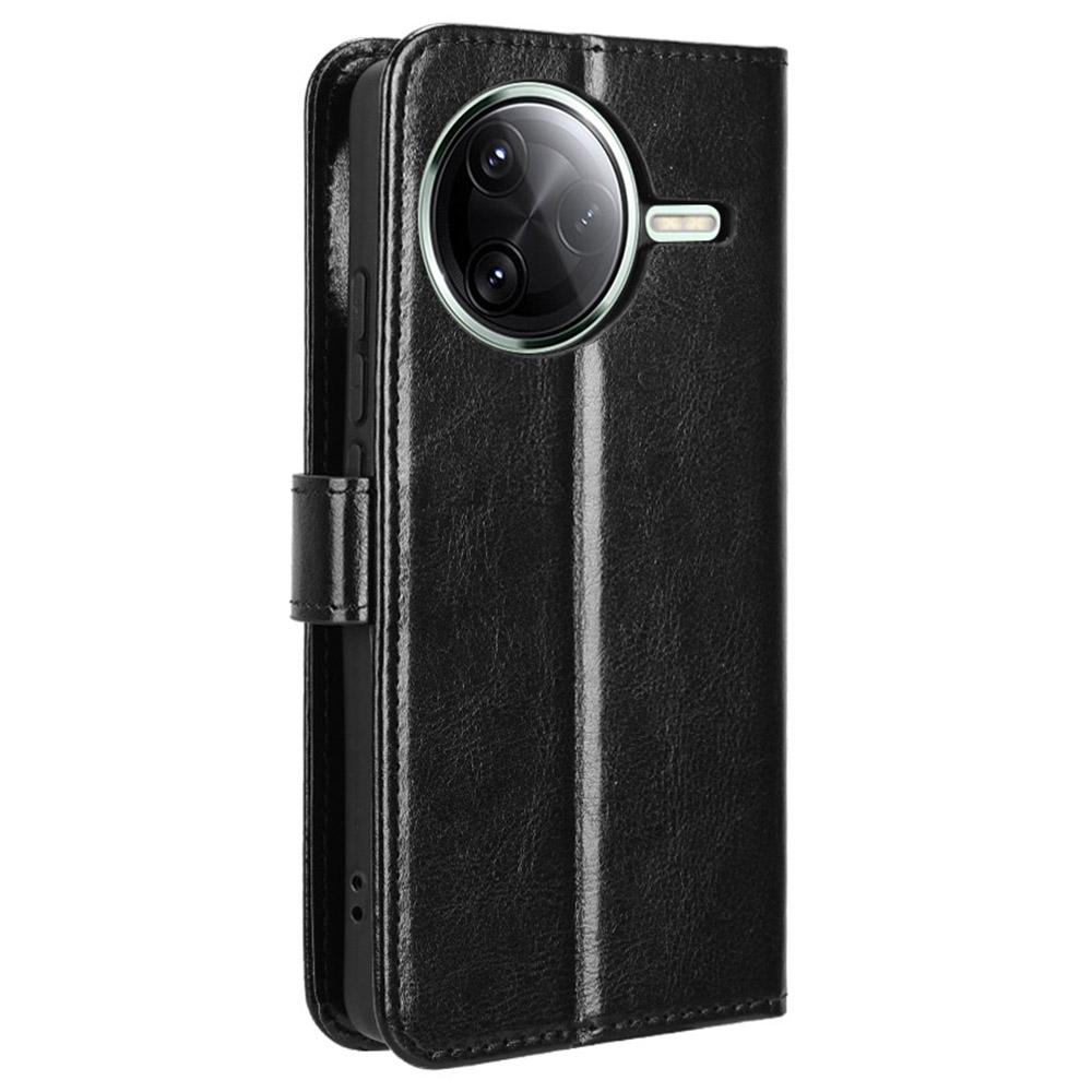 For Xiaomi Redmi K80 5G/K80 Pro 5G/Poco F7 Pro 5G/Poco F7 Ultra 5G Case Crazy Horse Texture PU Leather Phone Wallet Cover