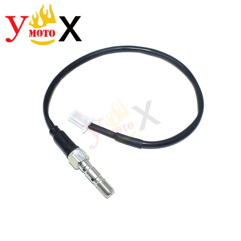 M10 1/1.25 Hydraulic Brake Pressure Rear Light Switch Hollow Bolt Brake Switch Wire For Honda CB CBR CRF CMX CTX VFR NC700 NC750