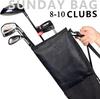 Foldable Golf Club Bag Durable Golf Carry Bag Travel Sunday Golf Case  Adjustable Golf Carry Bag with Multiple Compartments