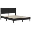 Bed Frame with Headboard Black 120 x 200 cm Velvet