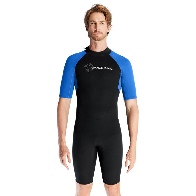 1,5mm Kurzarm Ganzkörper-Neoprenanzug Tauchen Schnorcheln Surfen Schwimmen Warmer Thermosuit