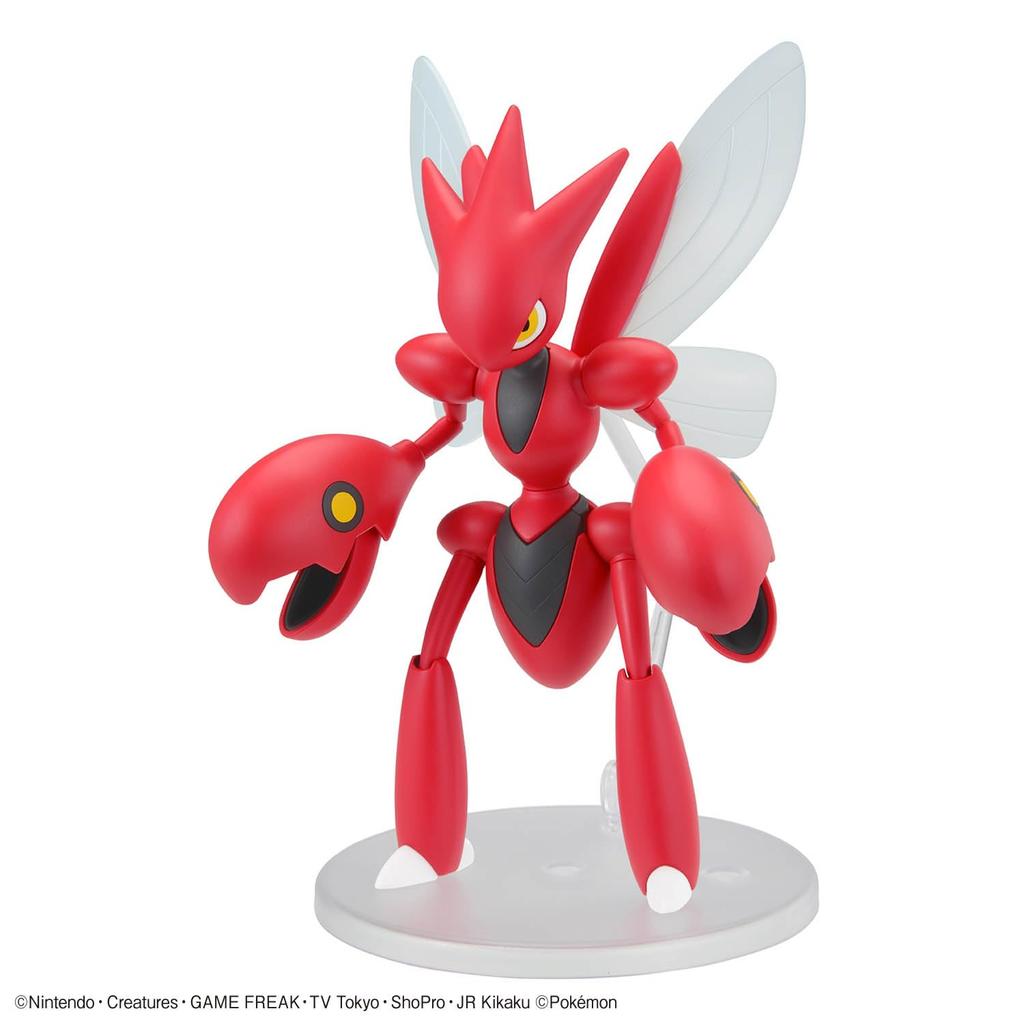 BANDAI SPIRITS Plastic Model Collection 55 Select Series Scizor Plastic Model Kit Pokémon Pre-colored