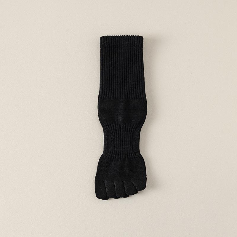 

Men s Spring and Autumn Deodorant Sweat Absorption Antibacterial Beriberi In The Tube Five Finger Socks 1 pair