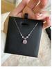S925 Sterling Silver Small Square Sugar Necklace - Luxury Clavicle Chain Gift for Women