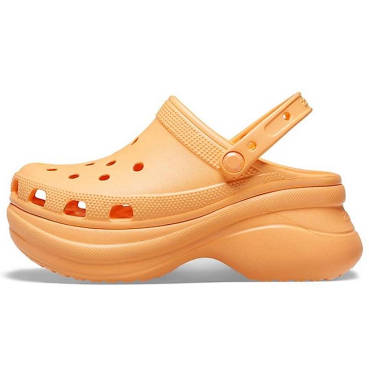 (WMNS) Crocs Classic Clog Retro Crocs Thick Sole Orange Small Whale Sandals Women s 206302-801 EU 36-37