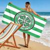 Celtic Football Team Logo Print Beach Towel, Large Soft Quick Dry Towel for Beach Camping Swimming