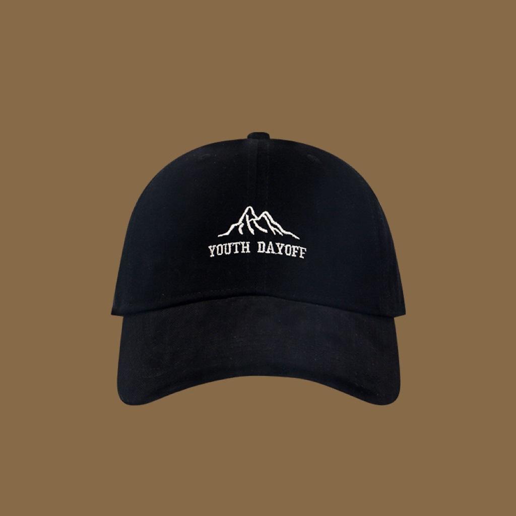 

2025 новая бейсболка с широкими полями и большой окружностью головы женская весенне-летняя универсальная увеличенная глубокая кепка с открытым лицом M（56-58cm） чёрный