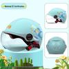 Certified Universal Half Helmet for Men & Women - Summer Sun Protection, All Seasons Motorcycle Use