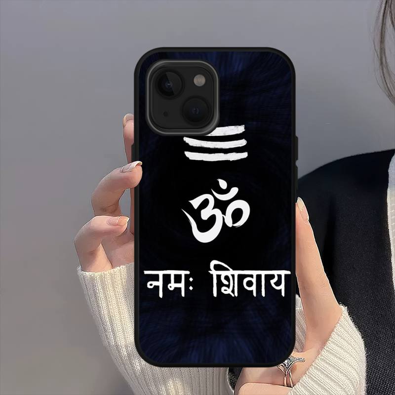 Lord Shiva Hindu God Buddha Phone Case For iPhone Mini 11 12 13 14 15 16 Pro Max Plus Shell