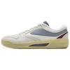 Li Ning Trendy Minimalista Antiderrapante Leve Durável Tênis de Skate de Cano Baixo Unissex Cinza Branco Azul AEPU095-1