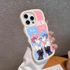 ReZero Rem Ram Wavy Edge TPU Mobile Phone Case for iPhone 17 16 15 14 13 12 11 Air Pro Max Plus Colorful Cover