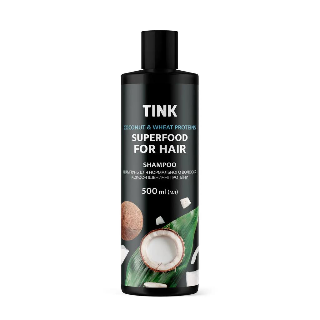 Shampoo for Normal Hair Coconut-Wheat Proteins Tink 500 Ml