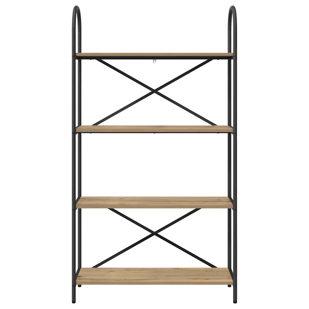 Artisan Oak Bookshelf 80 x 30 x 146 cm Engineered Wood