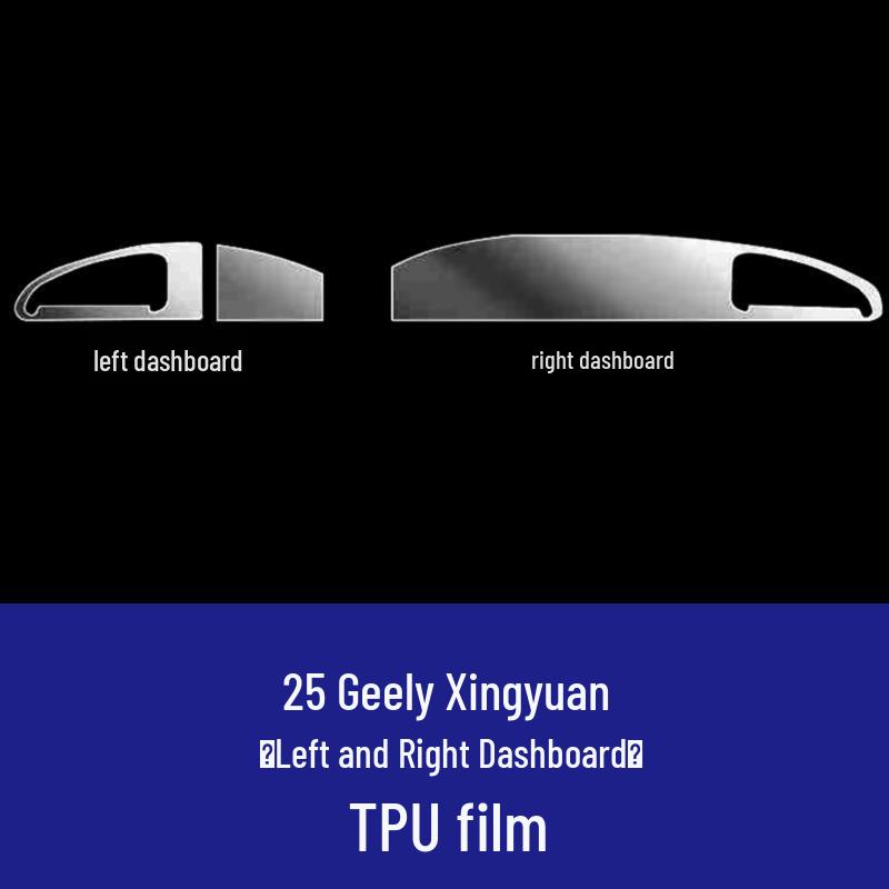Gehärtete Folie Displayschutz für 25 Geely Xingyuan Navigationsmodelle