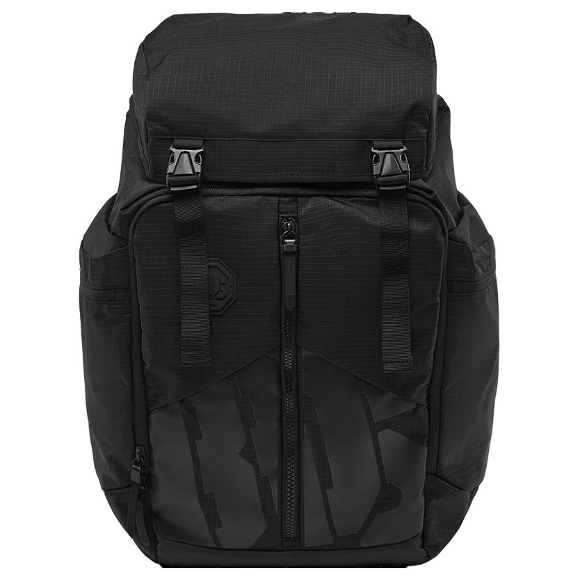 Li-Ning Fashionable Versatile Practical Nylon Backpack Unisex Backpack Black ABSU335-1 Black