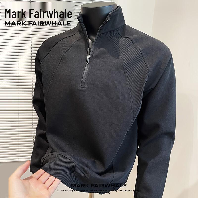 Mark Fairwhale Men's Heavyweight Half-Zip Pullover Sweatshirt