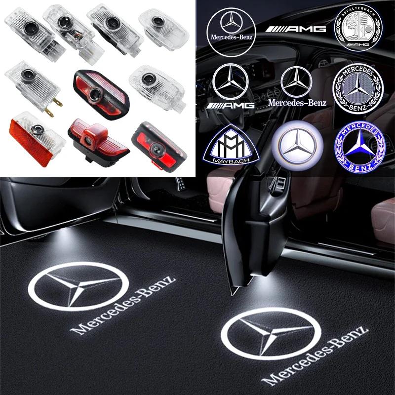 2 BUC Lampa Proiector Ușă Mașină LED Lumini de Bun Venit Pentru Mercedes Benz GT W203 W204 W221 MABACH Clasa S C207 A207 W240 W210 W209 W208