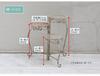 Garden Garden Iron Flower Stand Round Cat Legs Width 55cm X Depth 47cm X Height 53cm Antique White SS-SPL-6634-WHT