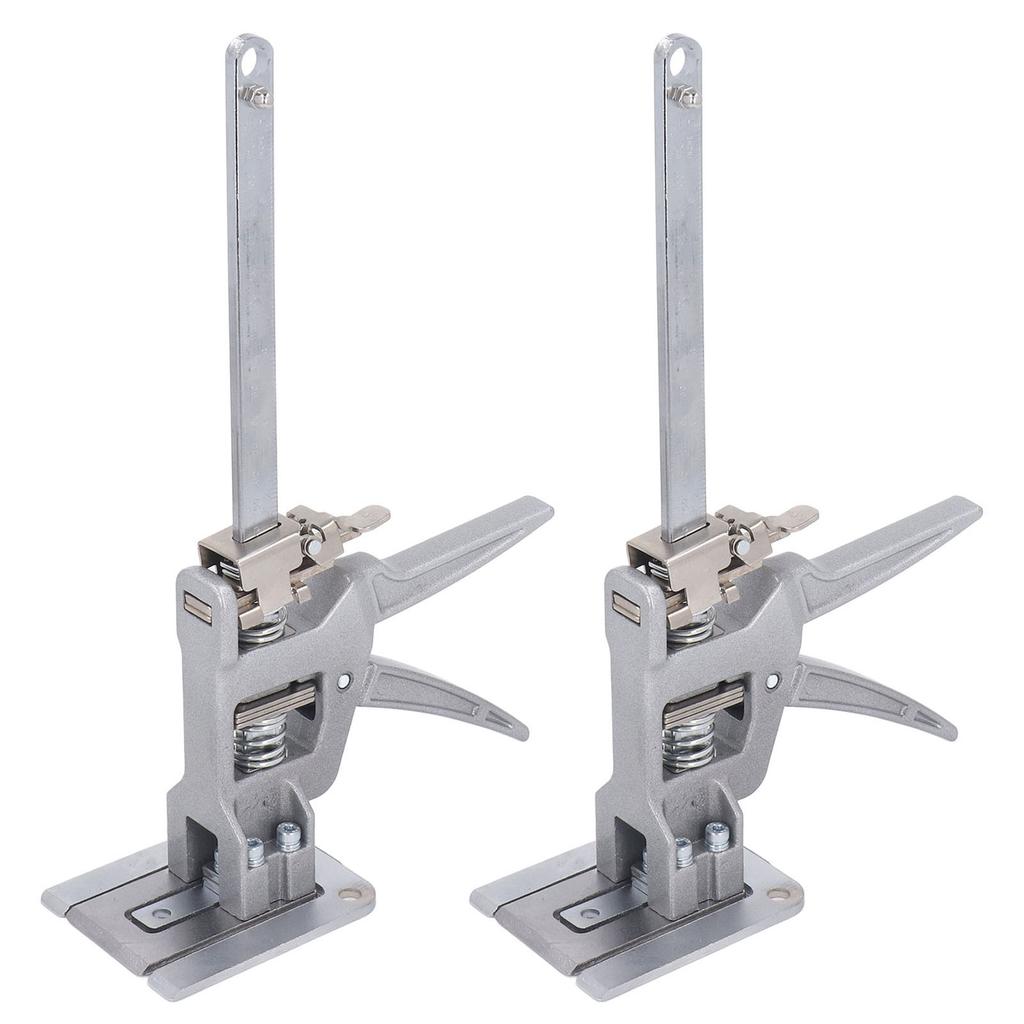 2 Pezzi Strumento Braccio Cric Sollevatore Pannello Porta a Risparmio di Lavoro Regolabile Carico Portante 200KG Mobili per Impieghi Gravosi