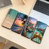 Sommer am Meer Handyhülle Für Samsung S25,S24,S21,S22,S23,S30,Ultra,S20,Plus,Fe,Weiche Silikon Schwarze Hülle