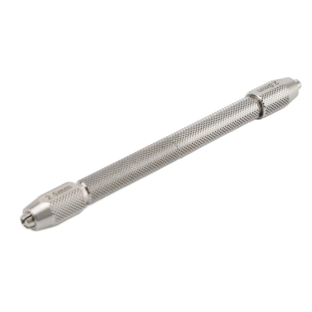 Silver Anti-slip Hand Twist Repair Clamp Mechanical Watch Crown Winding