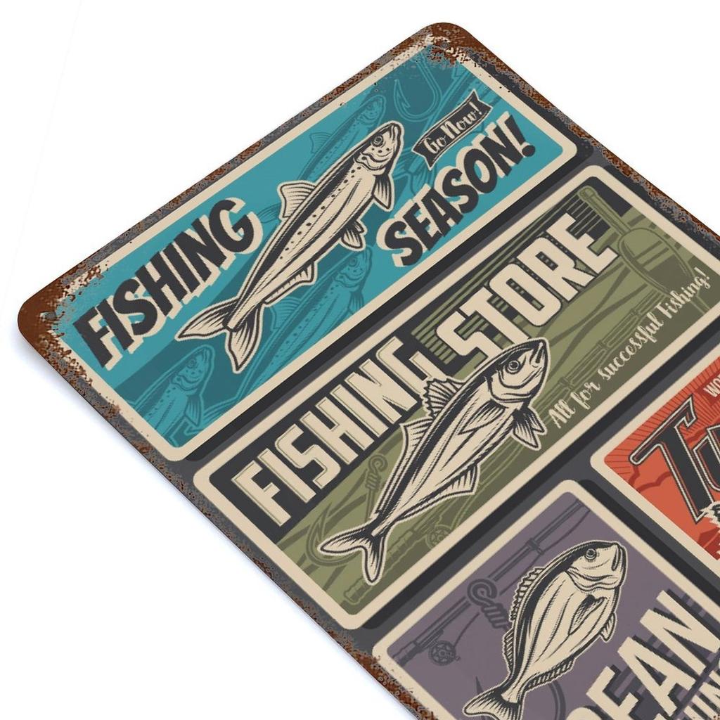 1PC Vertical Retro Weathered Patina Tin Wall Sign, 20x30cm or 30x40cm, Vintage Metal Poster for Restaurant Bar Home Cafe or Garage Decoration