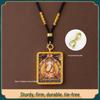 Hand-Woven Adjustable Jade Pendant Lanyard Necklace for Men and Women
