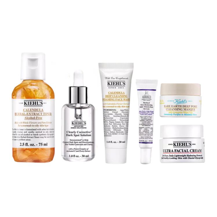 Kiehl s Наборы для ухода за кожей Увлажняющие 6-предметный набор Skincare Set