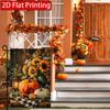 2D Flat - 2D Printing, Thanksgiving Autumn Harvest Pumpkin Sunflower Garden Flag_1 (4)- Outdoor Garden Flag Double-Sided Home Decoration Courtyard Dec