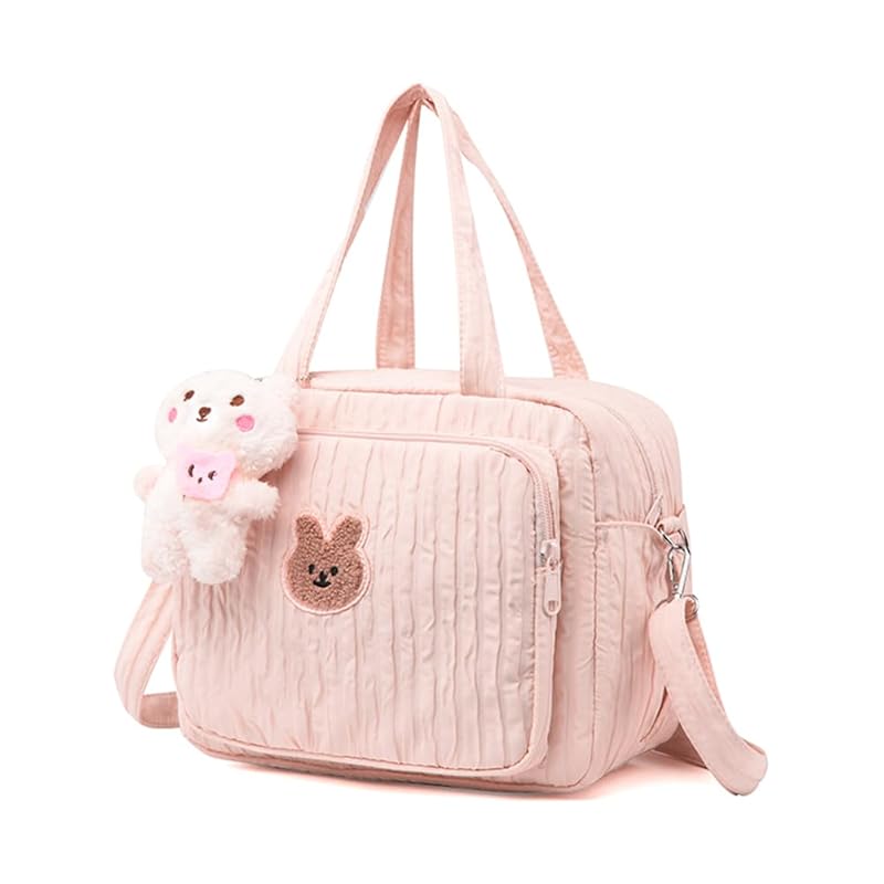 Lushandy Baby Wickeltasche Tote, Mama Tasche Niedliche Wickeltaschen Crossbody Babytaschen für Mädchen Pañaleras Para Beb