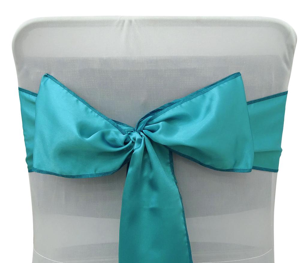 Darling Souvenir Pack Of 75 Satin Chair Sashes Bow Sash For Wedding & Events Supplies Party Decoration Chair Cover Sash - Colors
