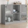 VidaXL Buffet Sonoma Grey 102x37x75.5 Cm Engineered Wood, Storage Cabinet, Sideboard, Dining Room Buffet 3295876