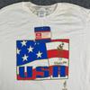 Camiseta Olímpica Hanes USA para Hombre Talla L Blanca Atlanta 1996 Gráfica Vintage Camiseta Nueva con Etiquetas