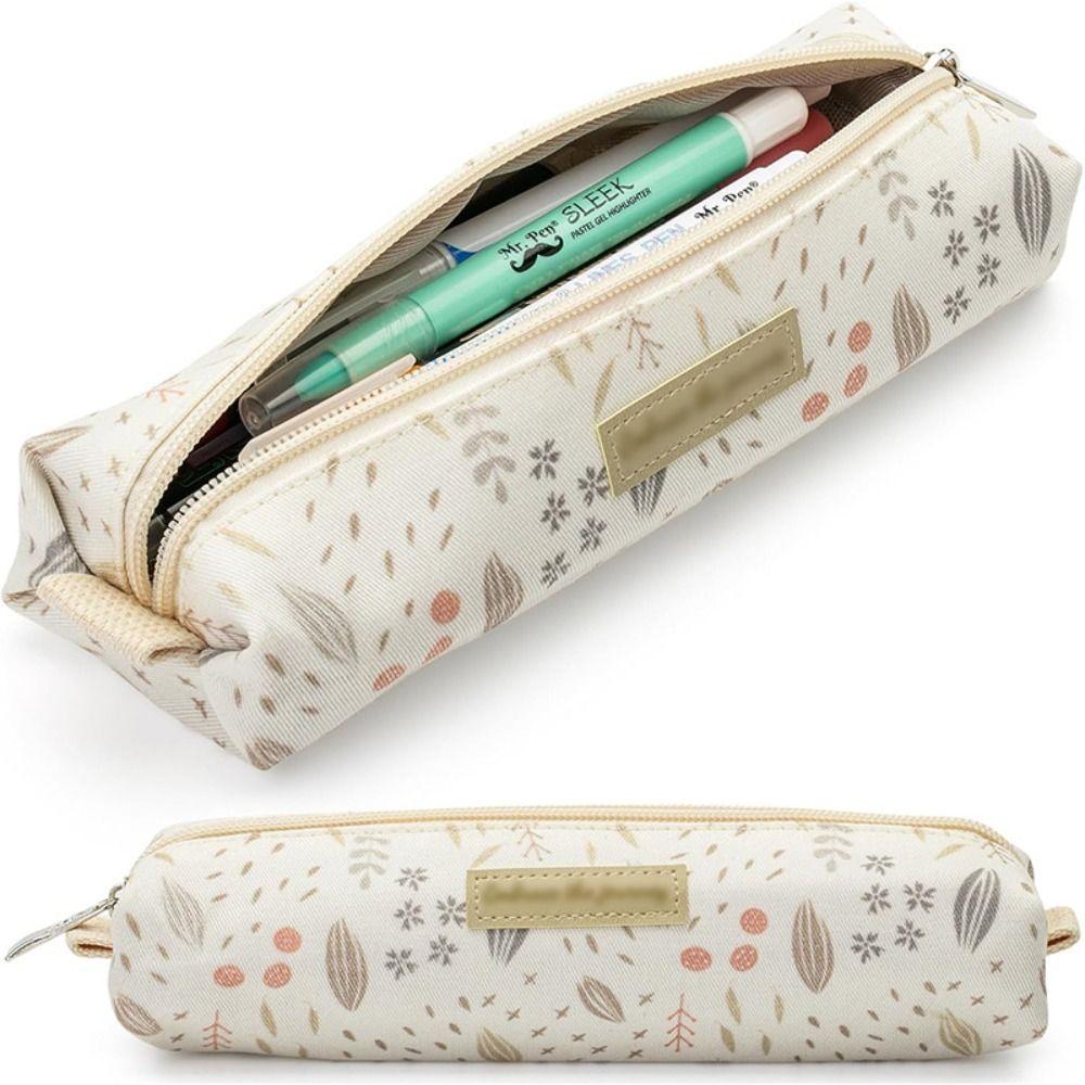 

Canvas Pen Bag Large Capacity Stationery Storage Pouch 2024 Cosmetic Bag Student Gift