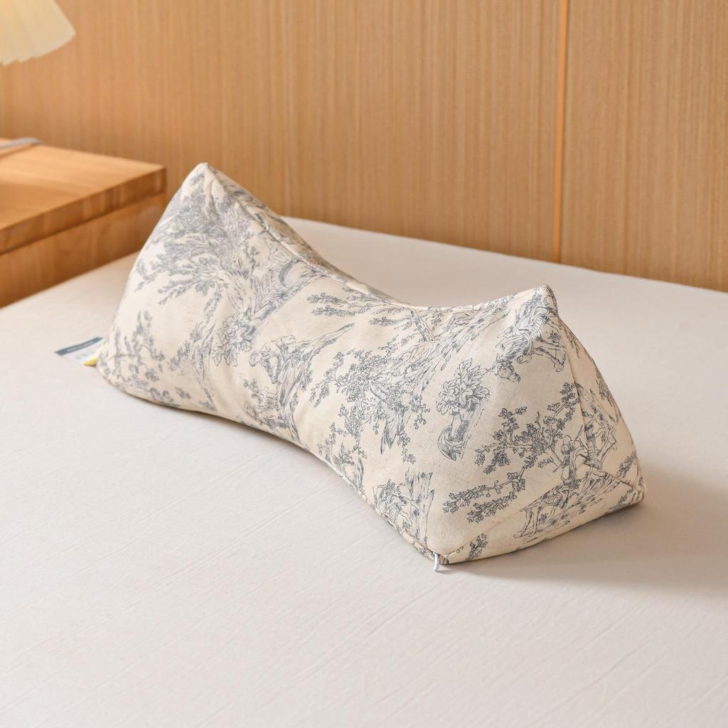 2026 Rustic Triangle Series Cotton-Linen Buckwheat Pillow Display Sample (Not for Purchase)