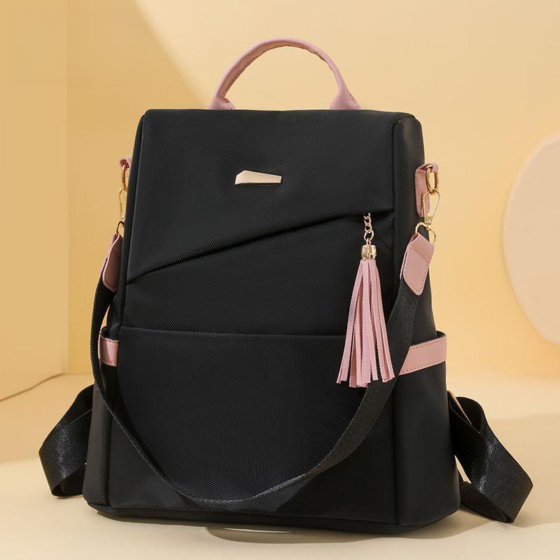 Women's Fashion Oxford Backpack Waterproof Commuter & Travel Bag Trendy Style for Work, Shopping