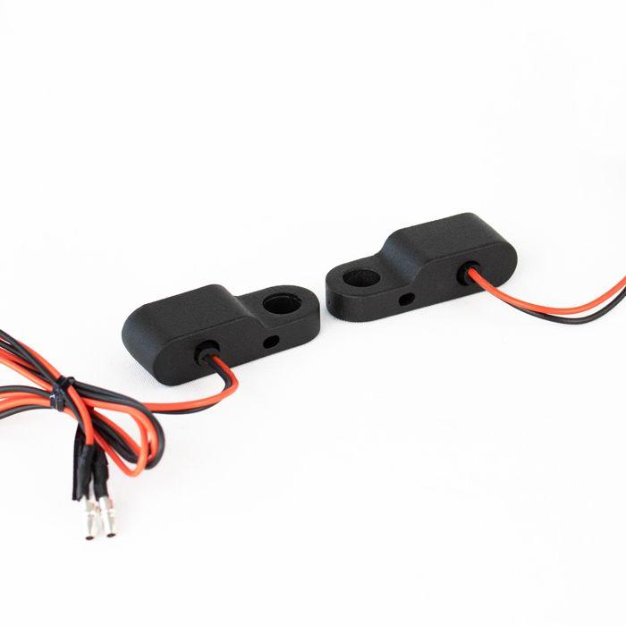 Clignotants moto LED Lumitecs TX13 2 pièces teinté noir