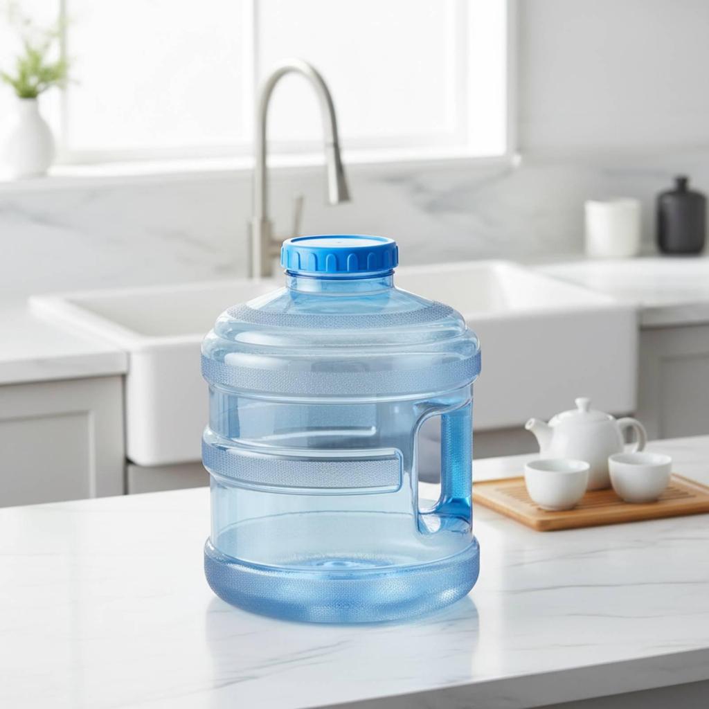 11.üç Litre Su Varili Mavi Gıda Sınıfı Saklama Temizlemesi Kolay Kap Çay İçin
