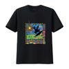 Vintage 90s Y2K Ocean Pacific Tribal Surf Bright Op T Shirt Black Vintage Washed Casual Homme Stretched Streetwear