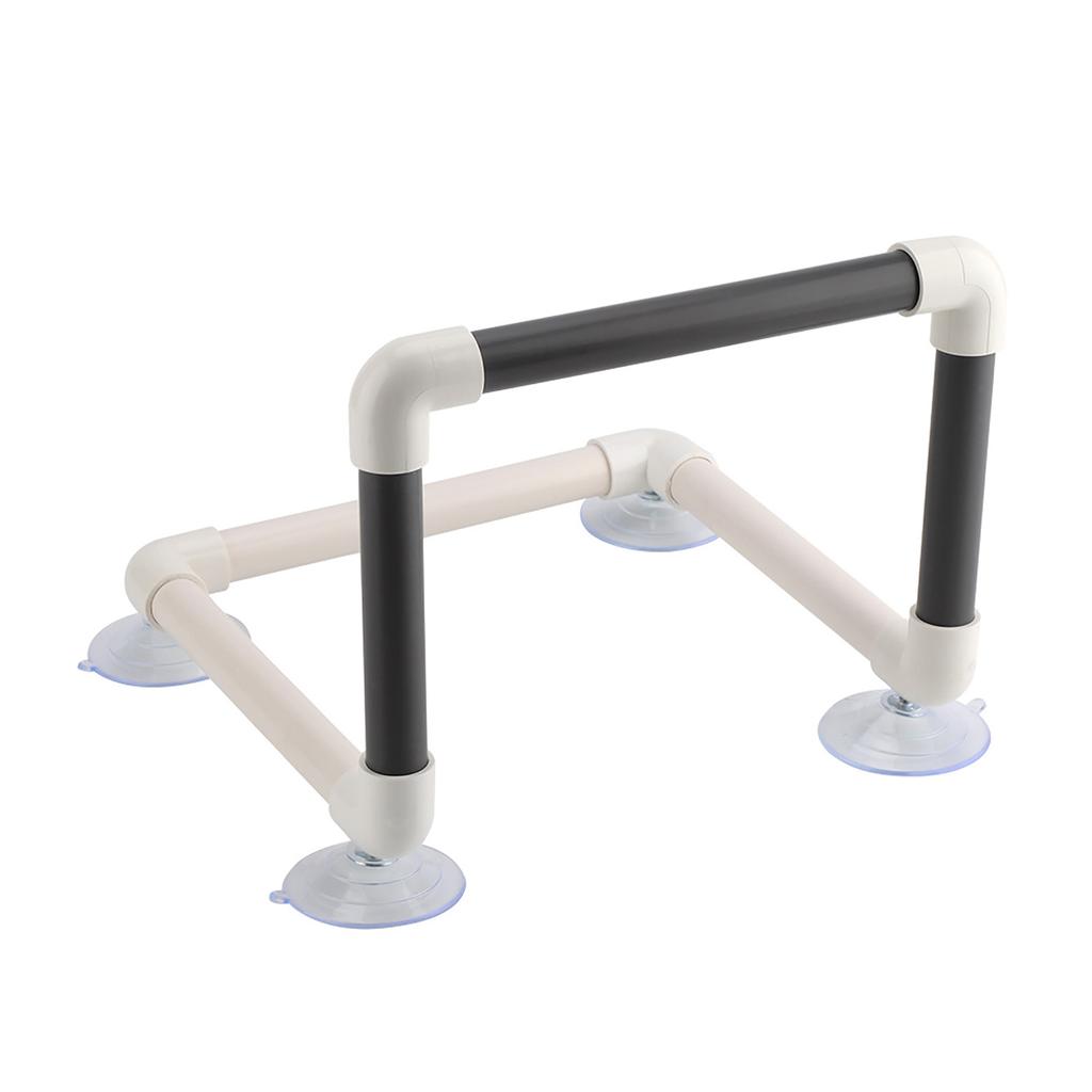 Portable Parrots Birds Perch with Suction Cups Window Shower Bath Wall Plastic Standing Toy