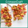 Plastic And Silk Maple Leaf Vine For Outdoor And Photography Prop 75cm