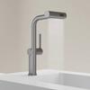 White/Black Brass Waterfall Pull Kitchen Faucet Rain Hot And Cold Mixed Water Sink Faucet Retractable Sprayer Sink Tap Crane