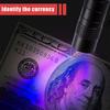 Uv Flashlight 365nm Ultraviolet Torch With Pen Clip Battery-power Manual Portable Light Led-and-uv-flashlight Scorpion Detection