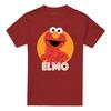Sesame Street Unisex Erwachsenen Elmo Kritzel T-Shirt
